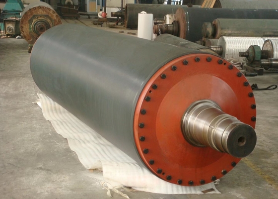 20-40mm Rubber Covered  Couch Rollers For Cylinder Mold Paper Making Machine
